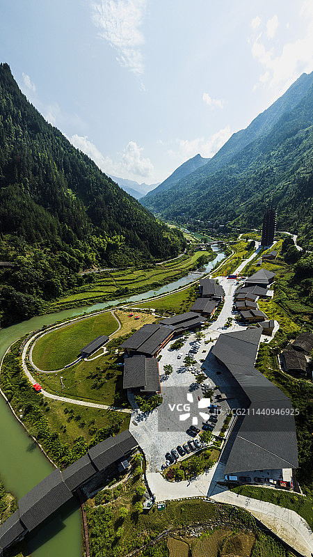 土家泛博物馆湖北恩施州宣恩彭家寨核心景区彭家寨图片素材