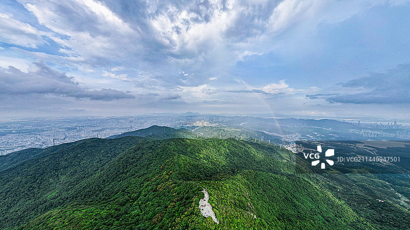 深圳阳台山彩虹图片素材