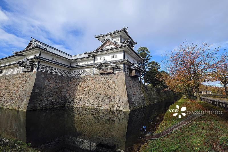 日本金泽城菱橹（石川县金泽市丸之内）图片素材
