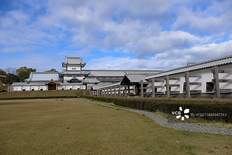 日本金泽城桥爪门续橹（石川县金泽市丸之内）图片素材