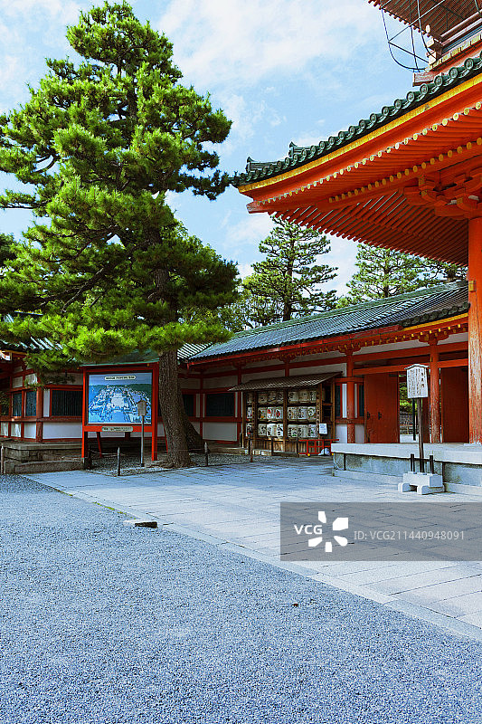 日本京都平安神宫图片素材