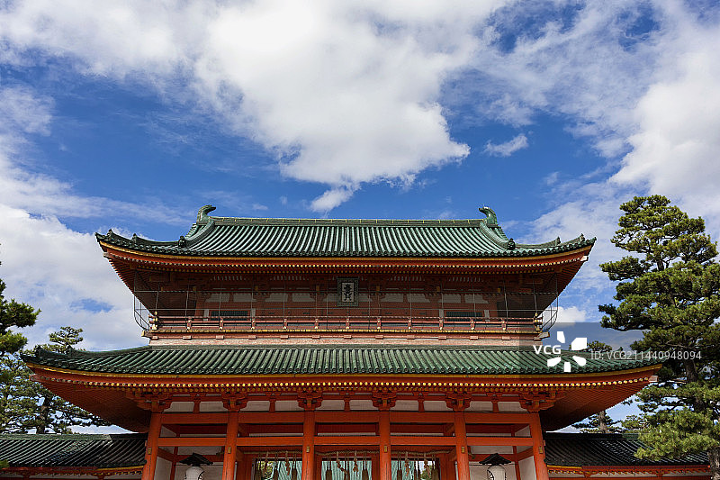 日本京都平安神宫图片素材