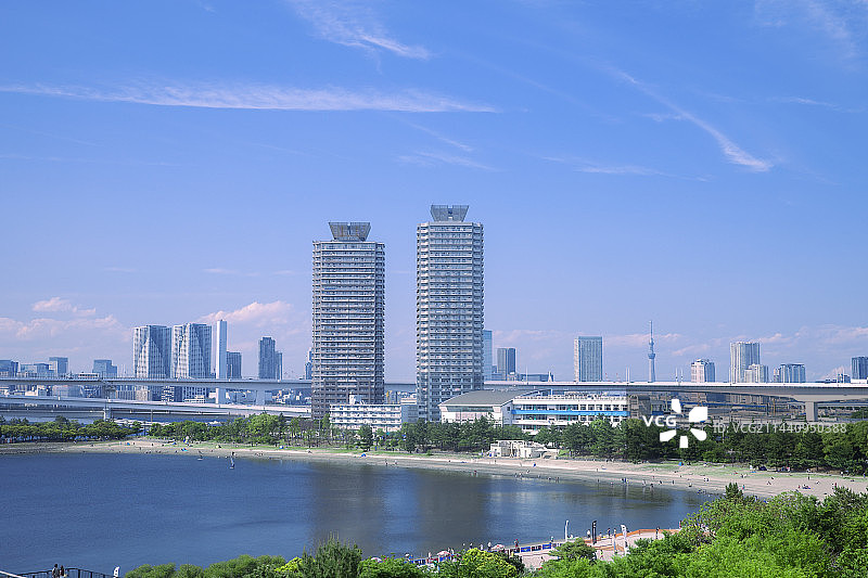 台场新绿，日本，东京，港区图片素材