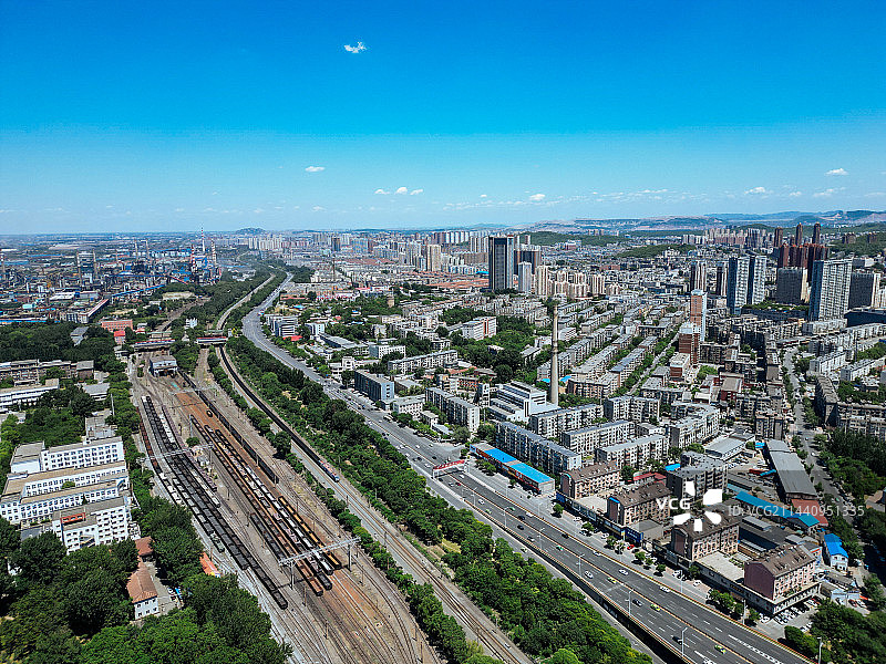 鞍山市 胜利广场 四隆大厦 天兴银座 四隆广场 人民公园 鞍钢 地标图片素材