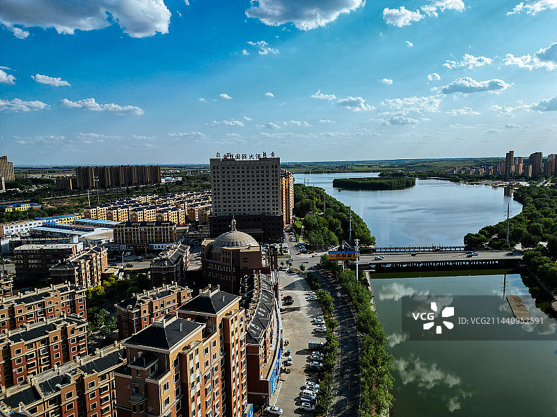 昌图县 滨湖新区 市民广场 健身广场 八一水库 中央公园 金月湖畔图片素材