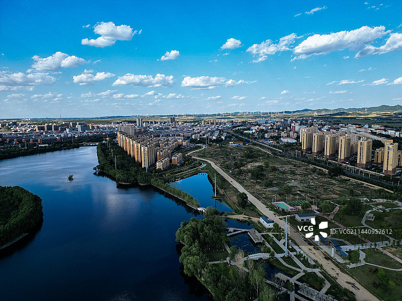 昌图县 滨湖新区 市民广场 健身广场 八一水库 中央公园 金月湖畔图片素材