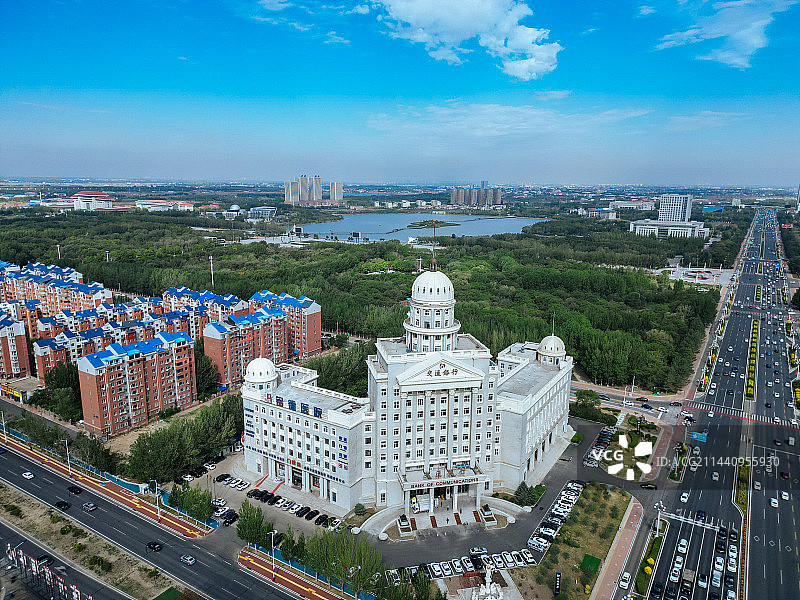 大庆市 广电大厦 万达广场 时代广场 万宝湖 奥体中心 科学技术馆 大庆石油馆图片素材