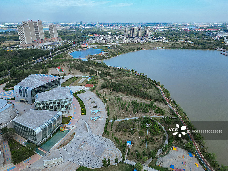 大庆市 广电大厦 万达广场 时代广场 万宝湖 奥体中心 科学技术馆 大庆石油馆图片素材