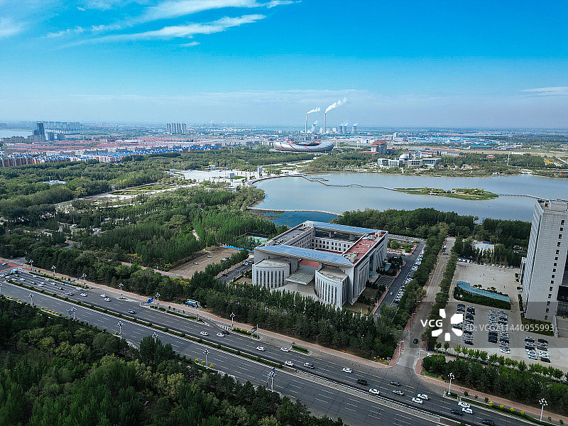 大庆市 广电大厦 万达广场 时代广场 万宝湖 奥体中心 科学技术馆 大庆石油馆图片素材