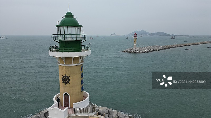 珠海桂山岛灯塔图片素材