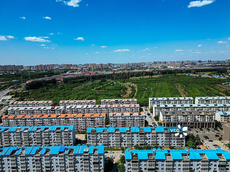 辽阳市 宏伟区 宏伟广场 半山居 荟萃湖 天井公园 航拍图片素材