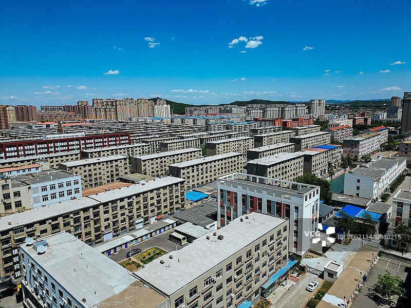 辽阳县 地标 航拍 辽鞍路 首山公园图片素材