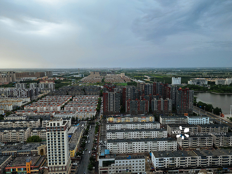 盘锦市 大洼区 向海大道 东湖公园 航拍 地标图片素材