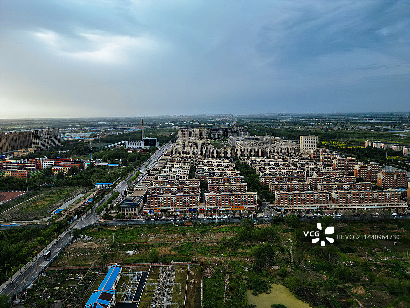 盘锦市 大洼区 向海大道 东湖公园 航拍 地标图片素材