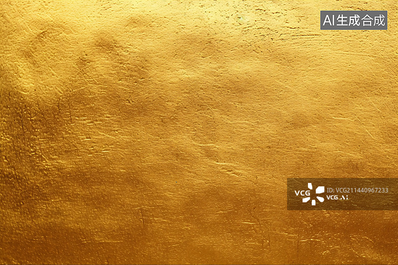 【AI数字艺术】金箔叶闪亮金属质感包装纸纹理背景图片素材