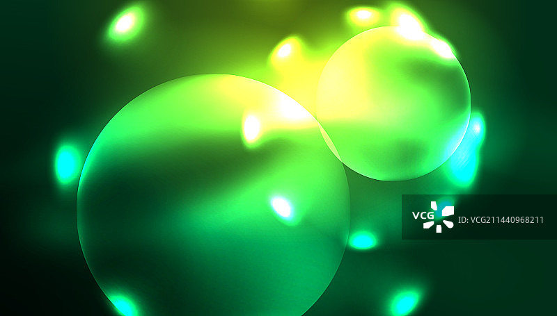 霓虹灯发光圈神奇能量空间光图片素材