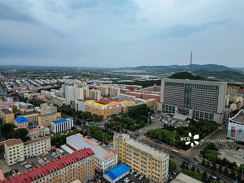 七台河市 新玛特 桃山区 桃山公园 湖滨广场 人民公园图片素材