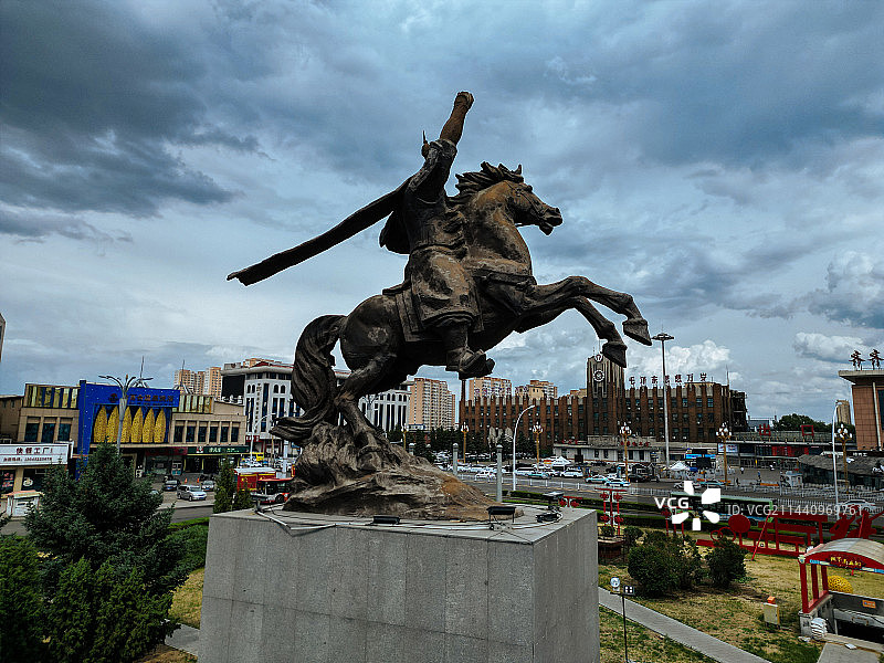 齐齐哈尔市 齐齐哈尔站 汇博广场 大商新玛特 中华路 建华区 地标图片素材