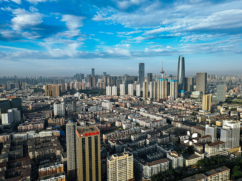 沈阳 故宫 沈河区 恒隆广场 星汇广场 地标 航拍图片素材