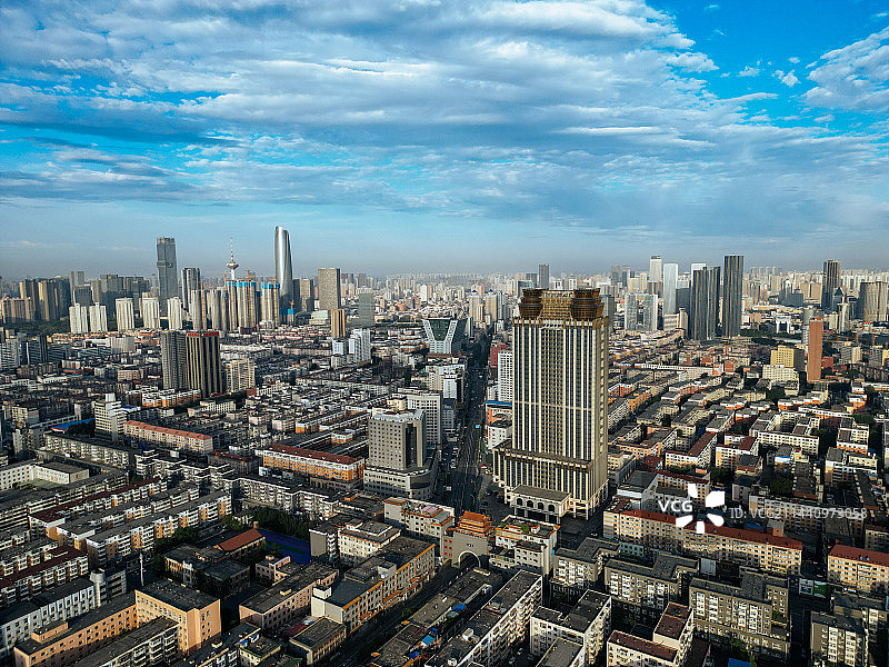 沈阳 故宫 沈河区 恒隆广场 星汇广场 地标 航拍图片素材