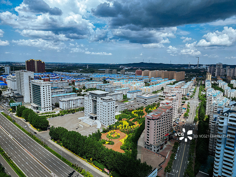 双鸭山市 市政广场 博物馆 广大厦 世纪大道 新城 尖山区图片素材