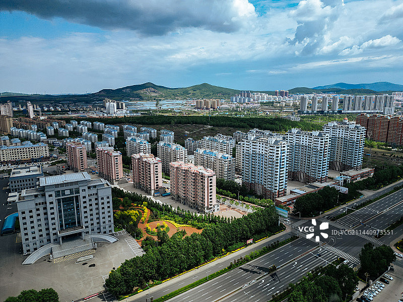 双鸭山市 市政广场 博物馆 广大厦 世纪大道 新城 尖山区图片素材