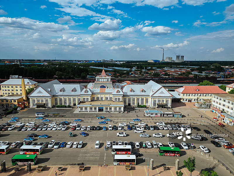 绥化市 第一医院 绥化站 东湖公园 中兴东大街 地标图片素材