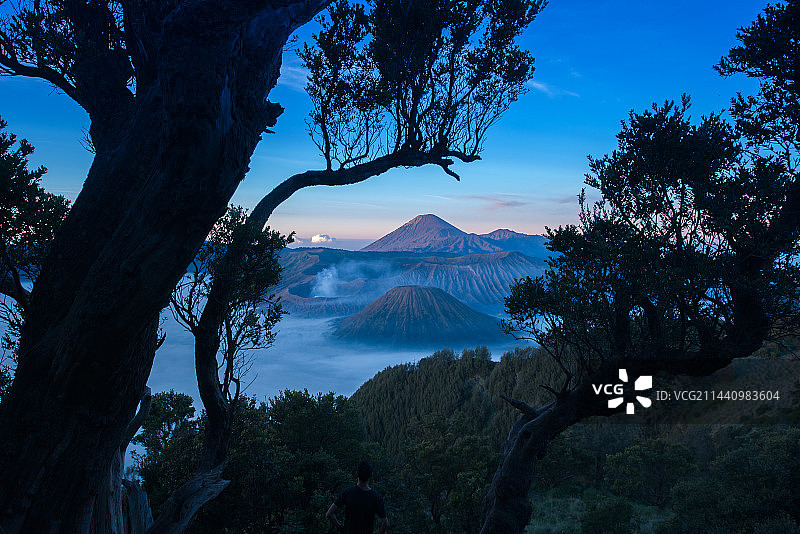 火山口图片素材