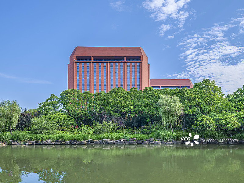 浙江大学紫金港校区校园风光图片素材