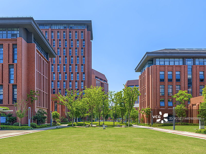 浙江大学紫金港校区校园风光图片素材