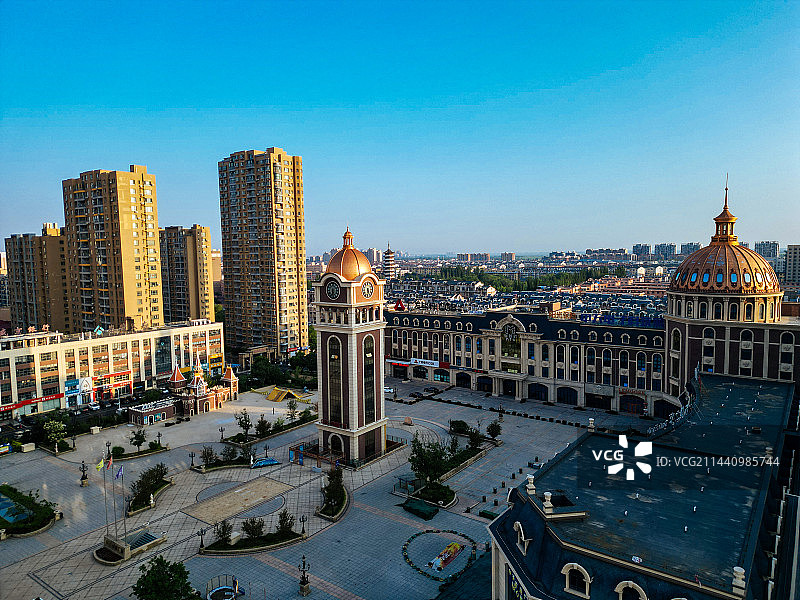 营口市 地标 万达广场 乐都汇 楞严寺公园 中天广场 渤海大街图片素材