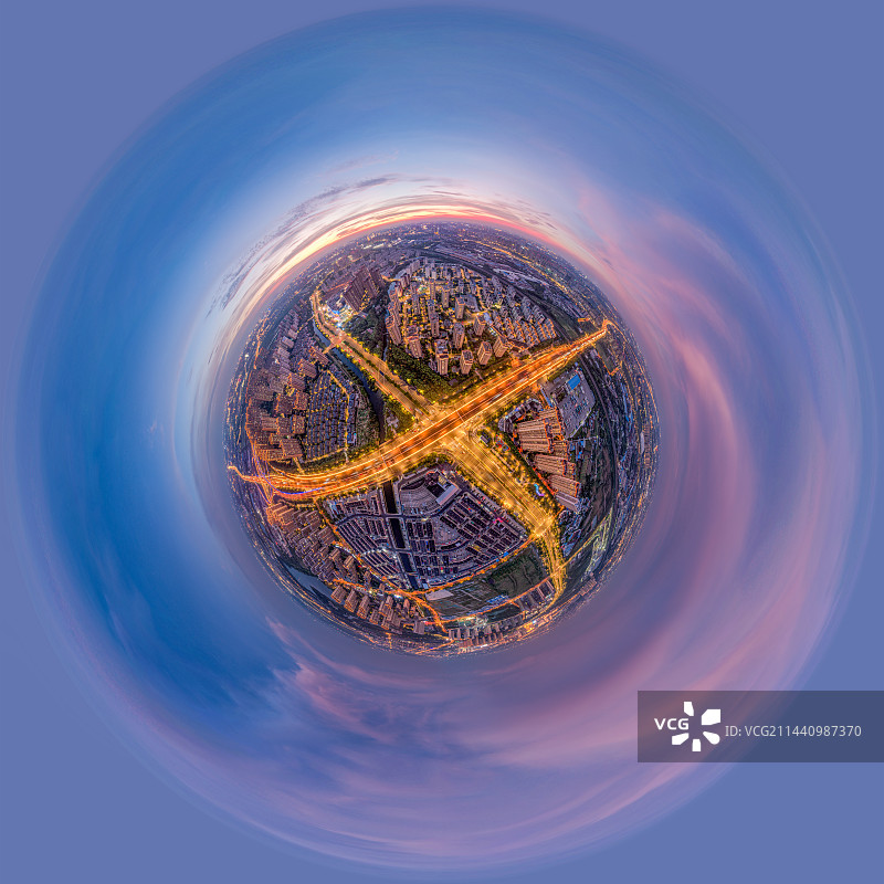 常州风光全景高视角图片素材