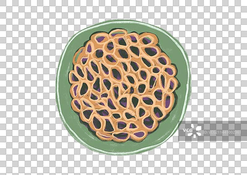 美食插画-莜面图片素材
