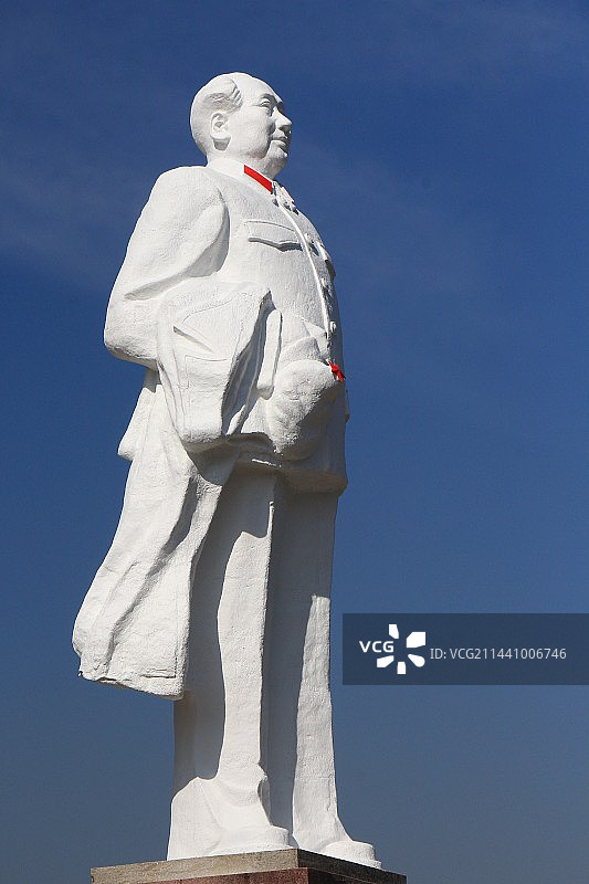 毛泽东塑像图片素材