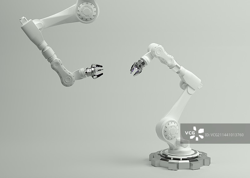 3D渲染机器人手臂图片素材
