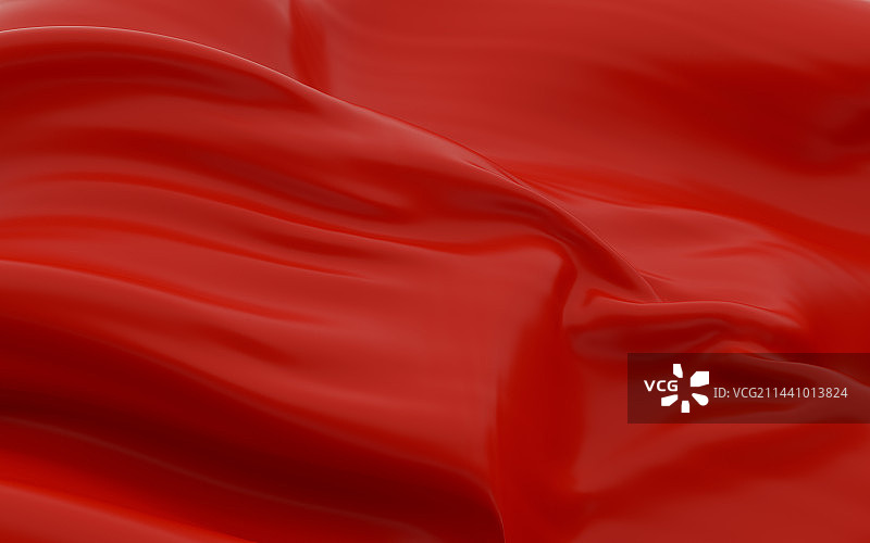 3D渲染红色波纹图片素材