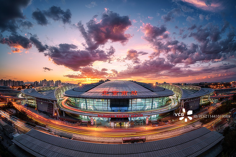 霞落南站图片素材