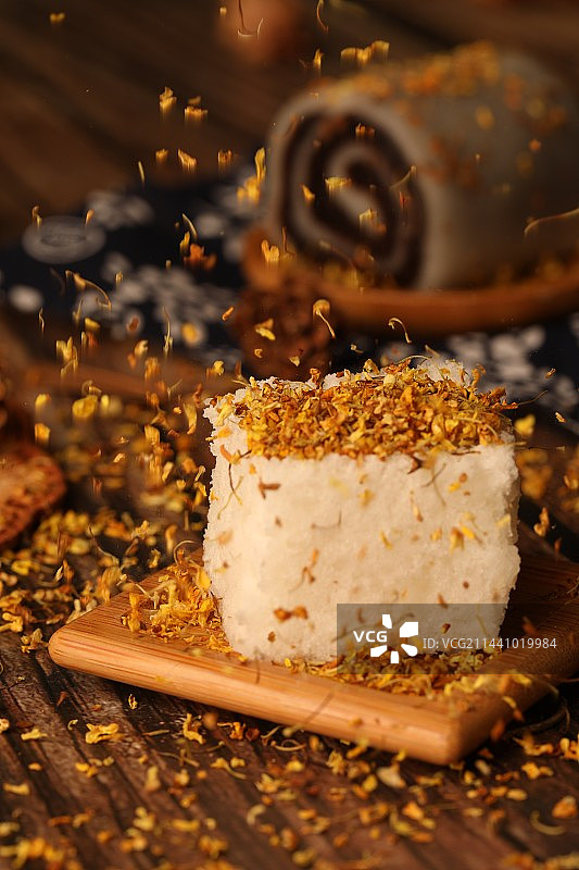 中式桂花糕图片素材