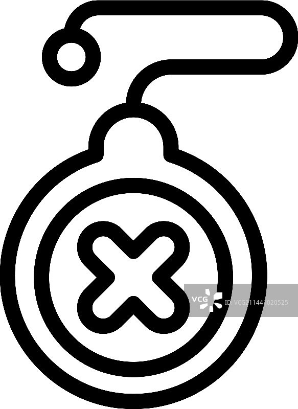 炸弹图标轮廓工作流程图片素材