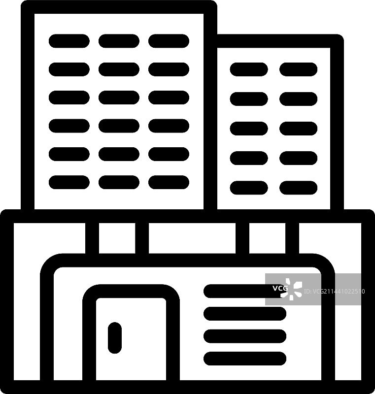 建筑维护图标轮廓战争掩体图片素材