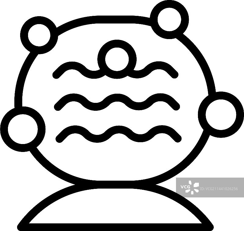 水族馆植物图标：食物与自然图片素材