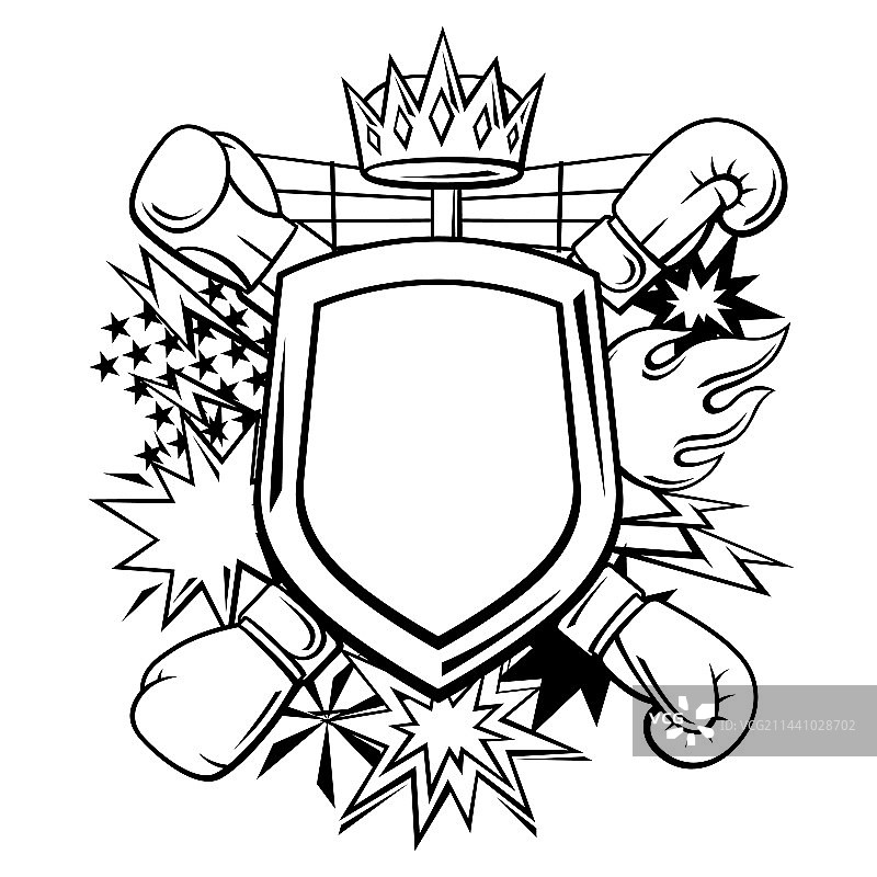 拳击用品俱乐部背景图片素材