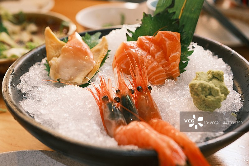 黑方刺身拼盘图片素材