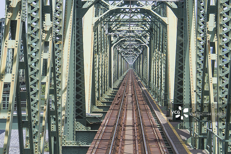 无限延伸的铁路图片素材