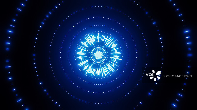 3D 径向 光圈 爆炸 穿越 特效 背景图片素材