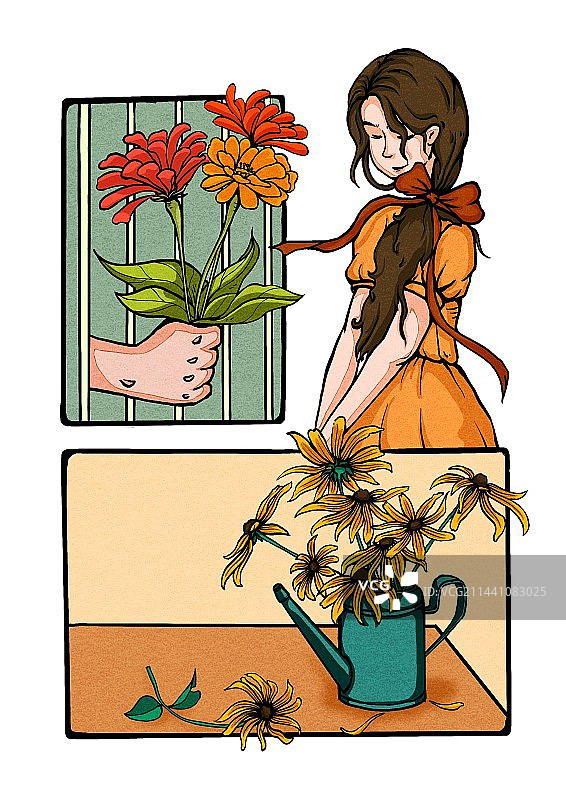 分镜插画图片素材