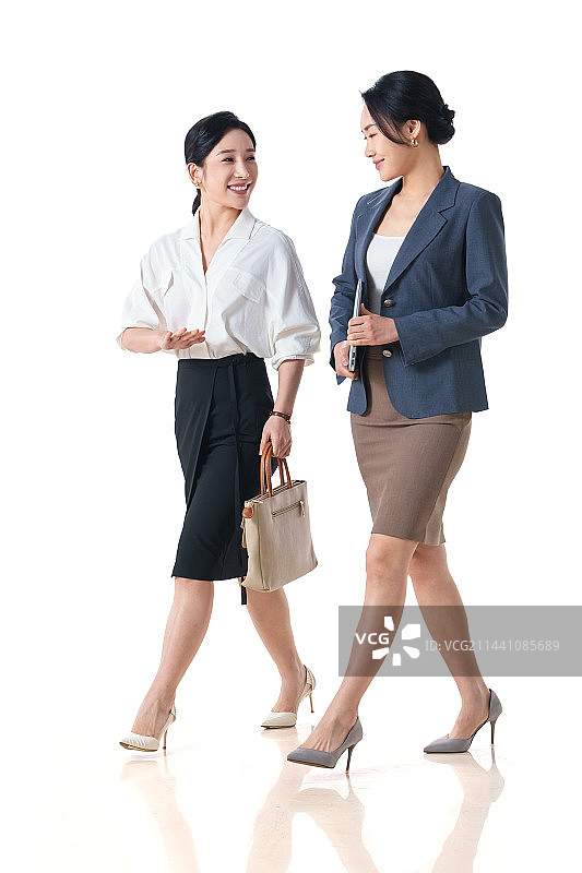 聊天的商务女士图片素材