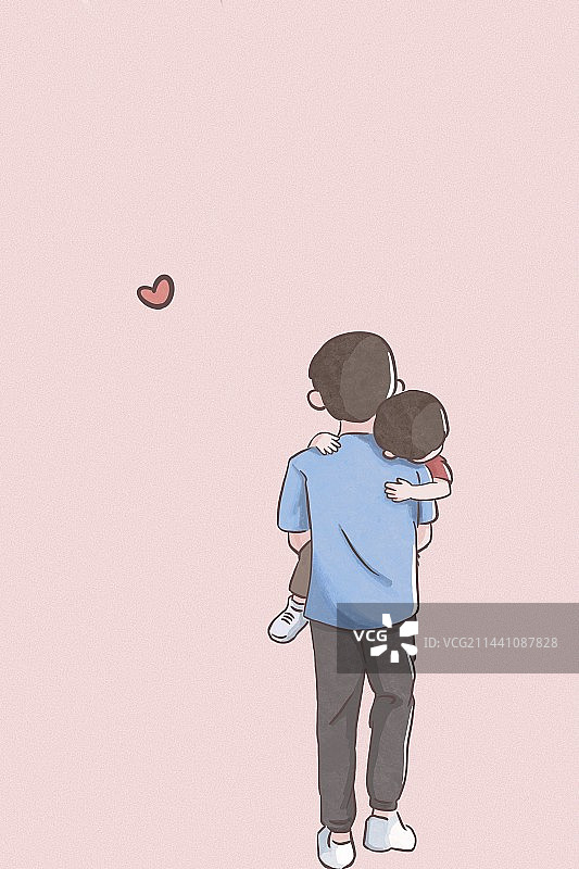 父亲节插画图片素材