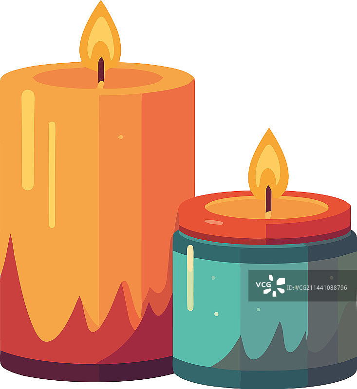 燃烧的蜡烛设计图片素材