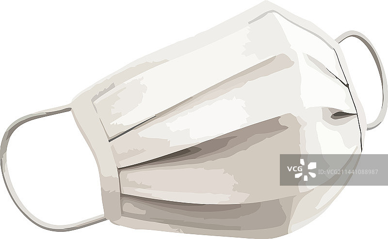 白色防护口罩图片素材